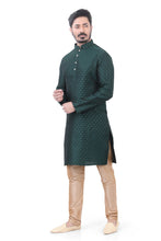 Load image into Gallery viewer, Brocade Silk - Premium Kurta Pyjama - Just $ 75! Shop now at Dapper Ethnic