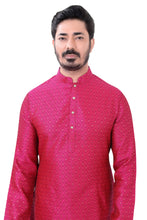 Load image into Gallery viewer, Brocade Silk - Premium Kurta Pyjama - Just $ 75! Shop now at Dapper Ethnic