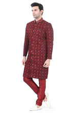 Load image into Gallery viewer, Brocade Silk - Premium Kurta Pyjama - Just $ 75! Shop now at Dapper Ethnic