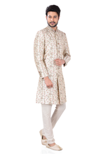 Load image into Gallery viewer, Brocade Silk - Premium Kurta Pyjama - Just $ 75! Shop now at Dapper Ethnic