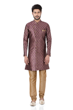 Load image into Gallery viewer, Brocade Silk - Premium Kurta Pyjama - Just $ 75! Shop now at Dapper Ethnic