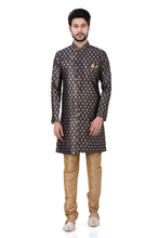Load image into Gallery viewer, Brocade Silk - Premium Kurta Pyjama - Just $ 75! Shop now at Dapper Ethnic