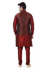 Load image into Gallery viewer, Brocade Silk - Premium Kurta Pyjama - Just $ 75! Shop now at Dapper Ethnic