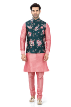 Load image into Gallery viewer, Brocade Silk - Premium Kurta Pyjama - Just $ 75! Shop now at Dapper Ethnic