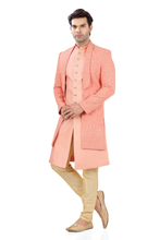 Load image into Gallery viewer, Brocade Silk - Premium Kurta Pyjama - Just $ 75! Shop now at Dapper Ethnic