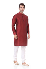 Load image into Gallery viewer, Brocade Silk - Premium Kurta Pyjama - Just $ 75! Shop now at Dapper Ethnic