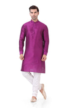 Load image into Gallery viewer, Brocade Silk - Premium Kurta Pyjama - Just $ 75! Shop now at Dapper Ethnic