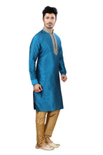 Load image into Gallery viewer, Brocade Silk - Premium Kurta Pyjama - Just $ 75! Shop now at Dapper Ethnic