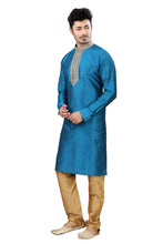 Load image into Gallery viewer, Brocade Silk - Premium Kurta Pyjama - Just $ 75! Shop now at Dapper Ethnic