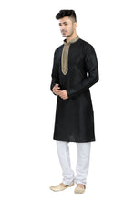 Load image into Gallery viewer, Brocade Silk - Premium Kurta Pyjama - Just $ 75! Shop now at Dapper Ethnic