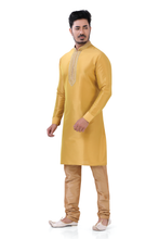 Load image into Gallery viewer, Brocade Silk - Premium Kurta Pyjama - Just $ 75! Shop now at Dapper Ethnic