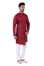 Load image into Gallery viewer, Brocade Silk - Premium Kurta Pyjama - Just $ 75! Shop now at Dapper Ethnic