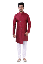 Load image into Gallery viewer, Brocade Silk - Premium Kurta Pyjama - Just $ 75! Shop now at Dapper Ethnic