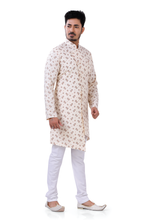 Load image into Gallery viewer, Brocade Silk - Premium Kurta Pyjama - Just $ 75! Shop now at Dapper Ethnic