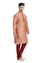 Load image into Gallery viewer, Brocade Silk - Premium Kurta Pyjama - Just $ 75! Shop now at Dapper Ethnic