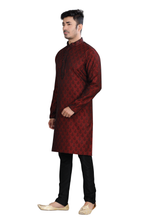 Load image into Gallery viewer, Brocade Silk - Premium Kurta Pyjama - Just $ 75! Shop now at Dapper Ethnic