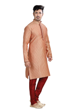 Load image into Gallery viewer, Brocade Silk - Premium Kurta Pyjama - Just $ 75! Shop now at Dapper Ethnic