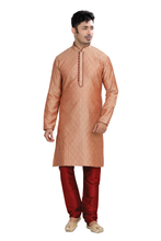 Load image into Gallery viewer, Brocade Silk - Premium Kurta Pyjama - Just $ 75! Shop now at Dapper Ethnic