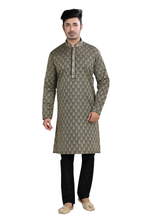 Load image into Gallery viewer, Brocade Silk - Premium Kurta Pyjama - Just $ 75! Shop now at Dapper Ethnic