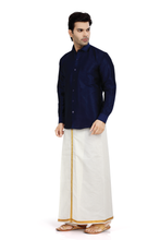Load image into Gallery viewer, Brocade Silk - Premium Kurta Pyjama - Just $ 75! Shop now at Dapper Ethnic