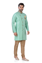Load image into Gallery viewer, Brocade Silk - Premium Kurta Pyjama - Just $ 75! Shop now at Dapper Ethnic