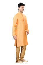 Load image into Gallery viewer, Brocade Silk - Premium Kurta Pyjama - Just $ 75! Shop now at Dapper Ethnic