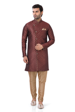 Load image into Gallery viewer, Brocade Silk - Premium Kurta Pyjama - Just $ 75! Shop now at Dapper Ethnic