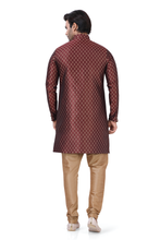 Load image into Gallery viewer, Brocade Silk - Premium Kurta Pyjama - Just $ 75! Shop now at Dapper Ethnic