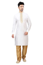 Load image into Gallery viewer, Brocade Silk - Premium Kurta Pyjama - Just $ 75! Shop now at Dapper Ethnic