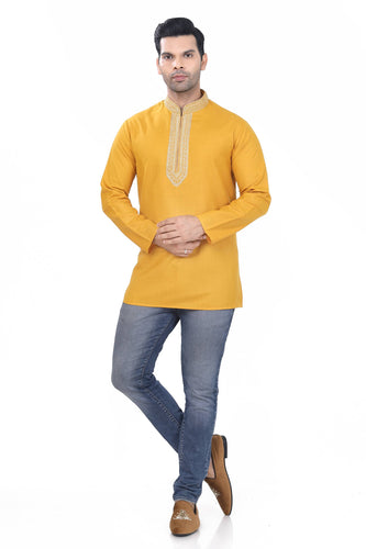 Brocade Silk - Premium Kurta Pyjama - Just $ 75! Shop now at Dapper Ethnic