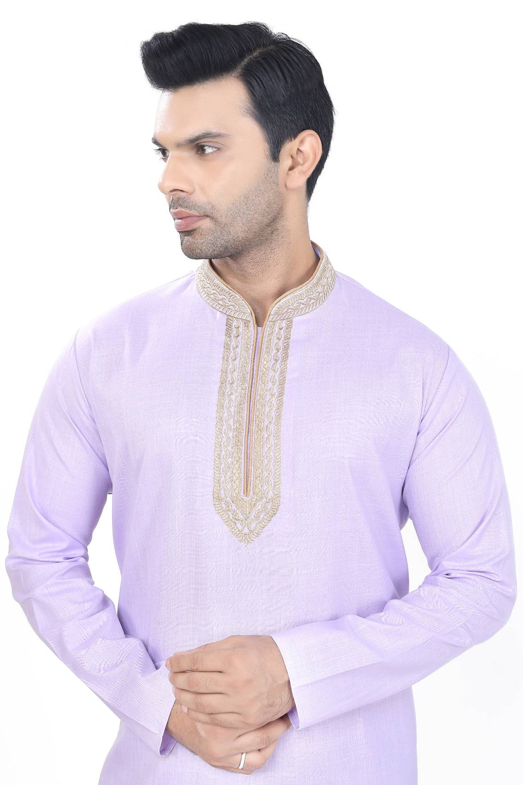 Brocade Silk - Premium Kurta Pyjama - Just $ 75! Shop now at Dapper Ethnic