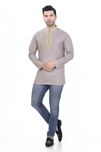 Brocade Silk - Premium Kurta Pyjama - Just $ 75! Shop now at Dapper Ethnic