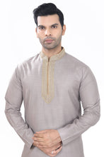 Load image into Gallery viewer, Brocade Silk - Premium Kurta Pyjama - Just $ 75! Shop now at Dapper Ethnic
