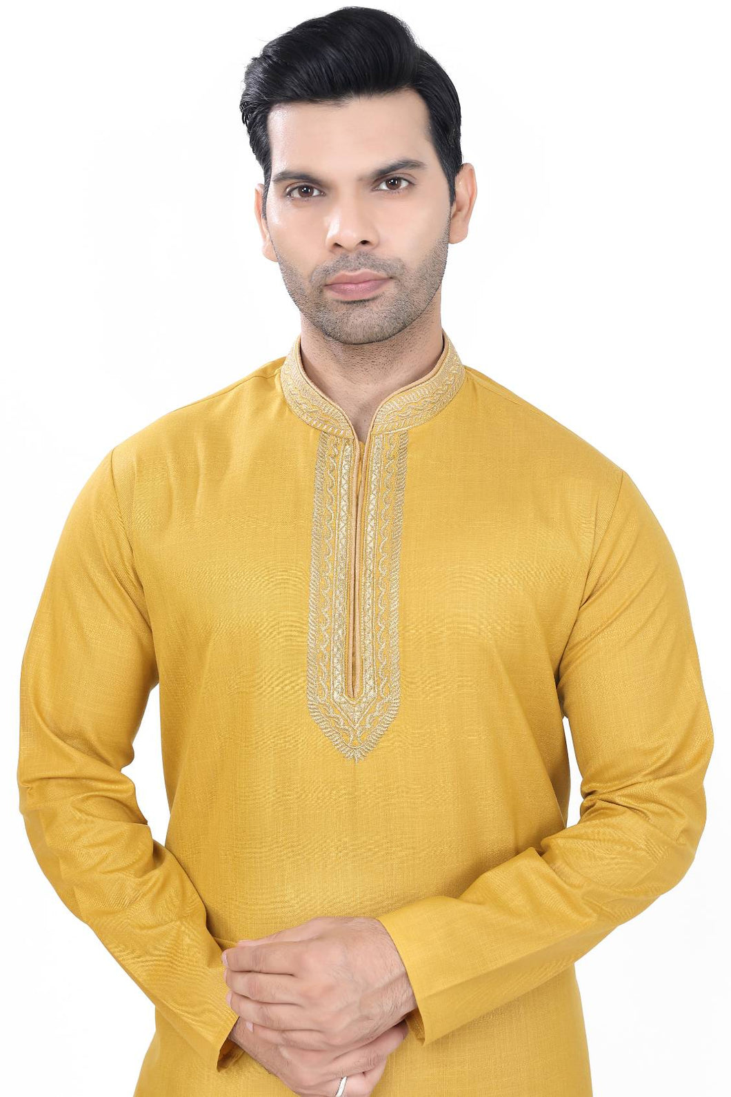 Brocade Silk - Premium Kurta Pyjama - Just $ 75! Shop now at Dapper Ethnic