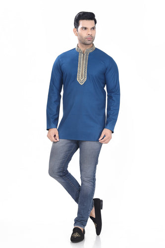 Brocade Silk - Premium Kurta Pyjama - Just $ 75! Shop now at Dapper Ethnic