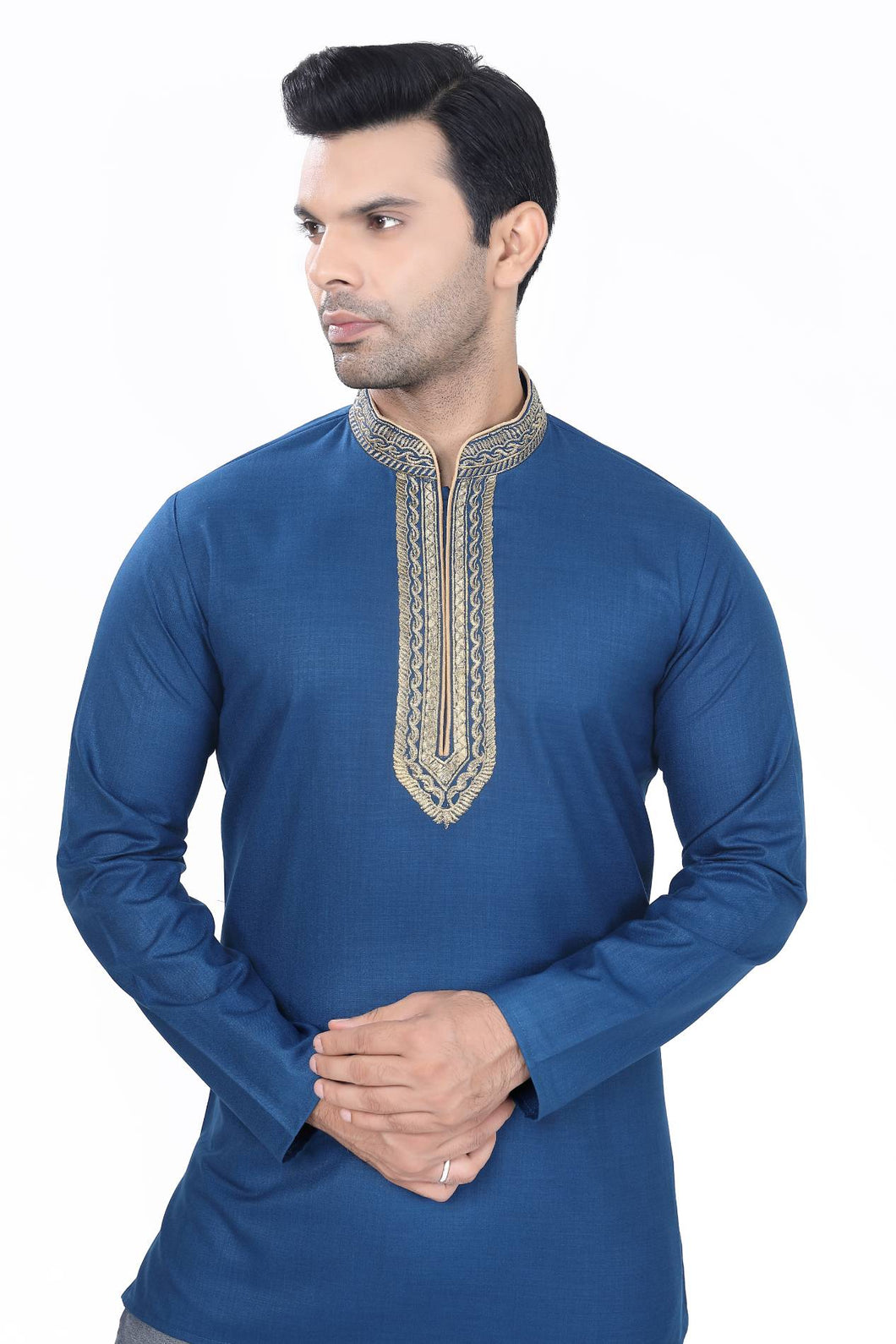 Brocade Silk - Premium Kurta Pyjama - Just $ 75! Shop now at Dapper Ethnic