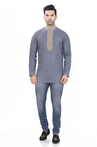Brocade Silk - Premium Kurta Pyjama - Just $ 75! Shop now at Dapper Ethnic