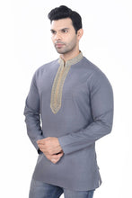 Load image into Gallery viewer, Brocade Silk - Premium Kurta Pyjama - Just $ 75! Shop now at Dapper Ethnic
