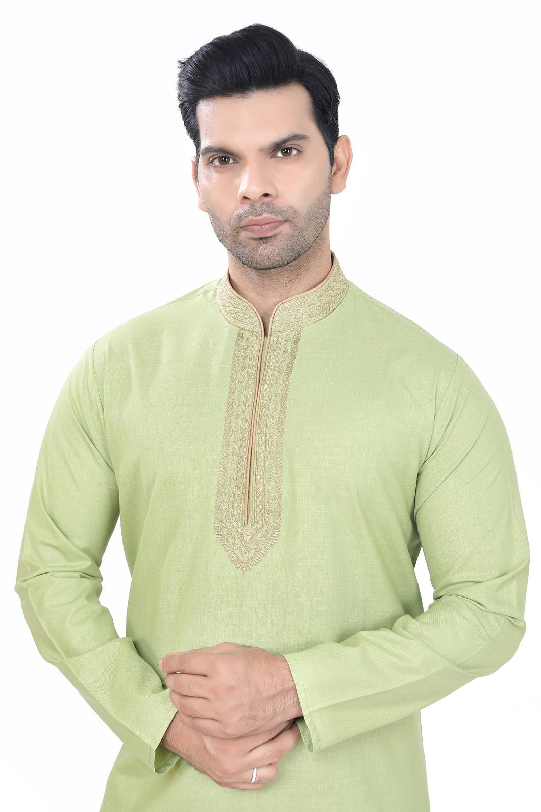Brocade Silk - Premium Kurta Pyjama - Just $ 75! Shop now at Dapper Ethnic