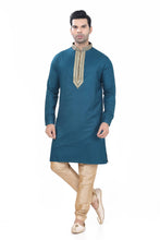 Load image into Gallery viewer, Brocade Silk - Premium Kurta Pyjama - Just $ 75! Shop now at Dapper Ethnic
