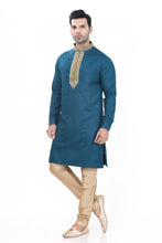 Load image into Gallery viewer, Brocade Silk - Premium Kurta Pyjama - Just $ 75! Shop now at Dapper Ethnic

