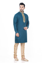 Load image into Gallery viewer, Brocade Silk - Premium Kurta Pyjama - Just $ 75! Shop now at Dapper Ethnic
