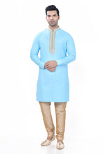 Load image into Gallery viewer, Brocade Silk - Premium Kurta Pyjama - Just $ 75! Shop now at Dapper Ethnic
