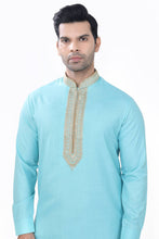 Load image into Gallery viewer, Brocade Silk - Premium Kurta Pyjama - Just $ 75! Shop now at Dapper Ethnic
