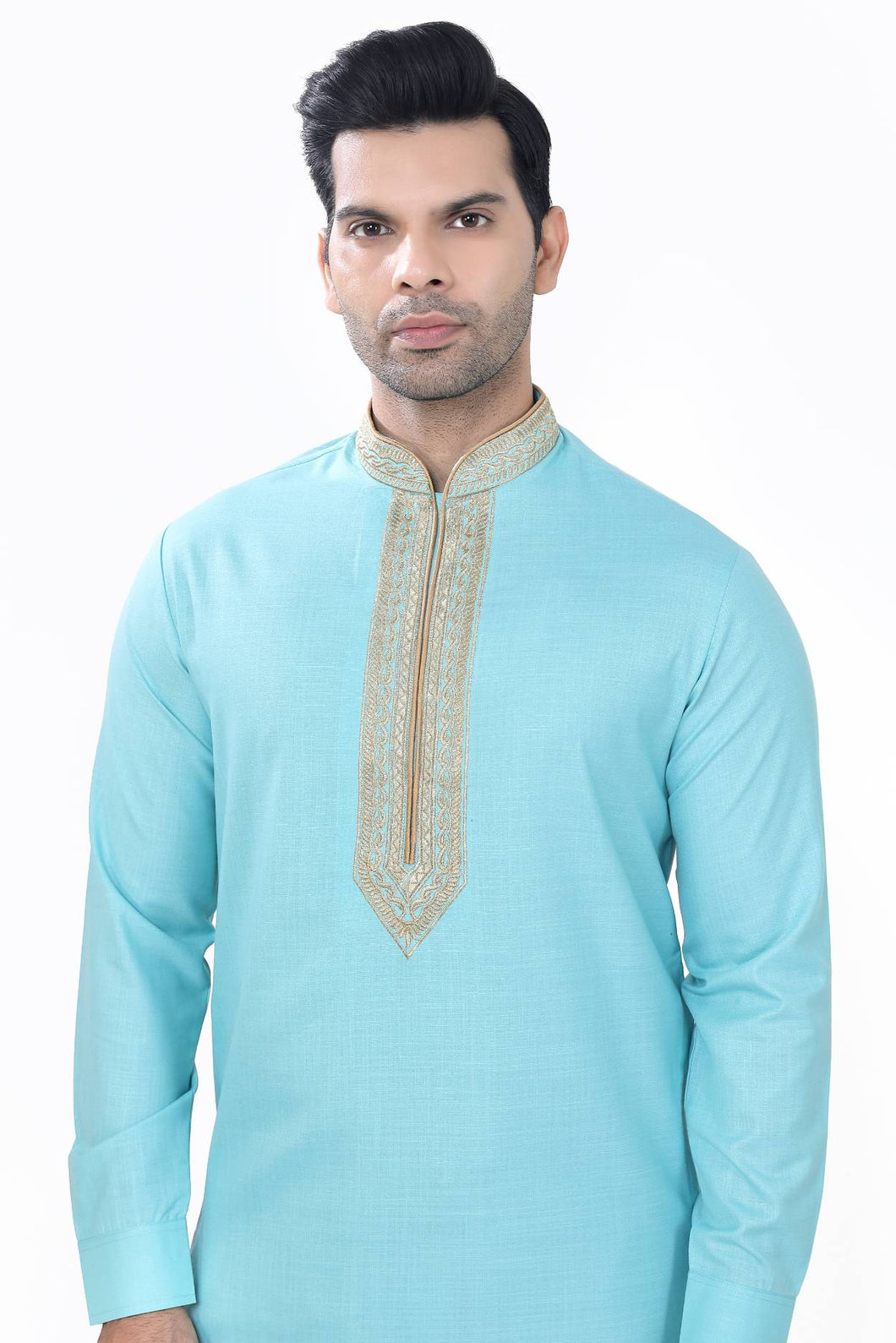 Brocade Silk - Premium Kurta Pyjama - Just $ 75! Shop now at Dapper Ethnic