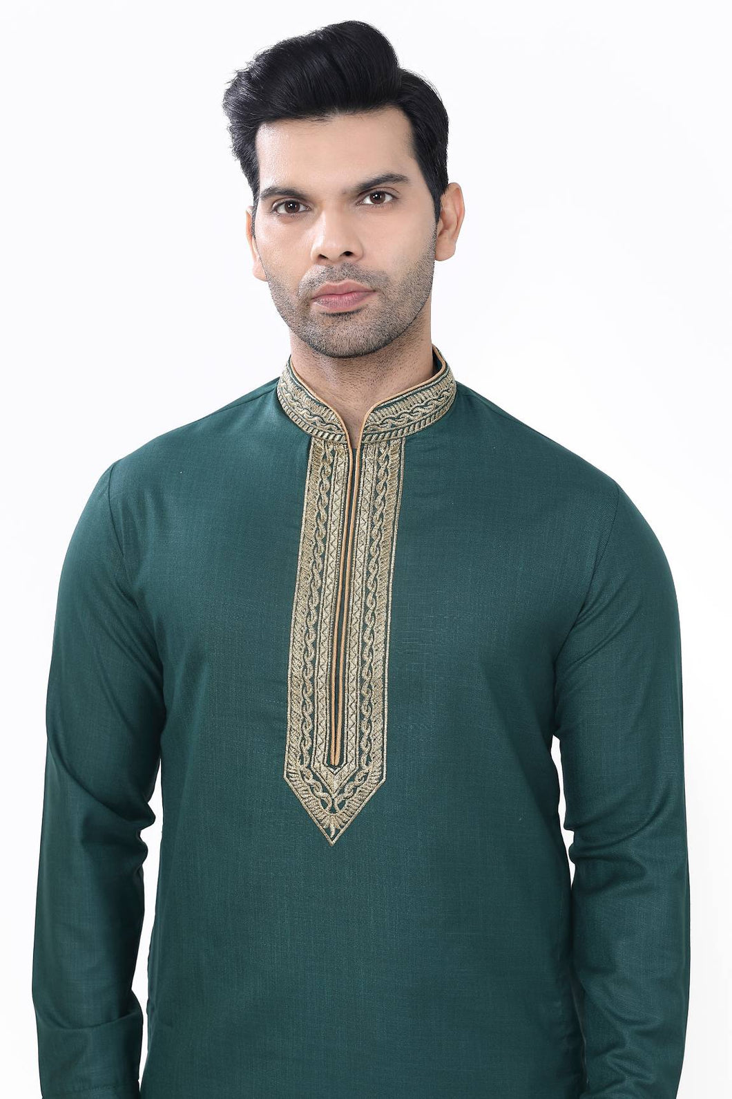 Brocade Silk - Premium Kurta Pyjama - Just $ 75! Shop now at Dapper Ethnic