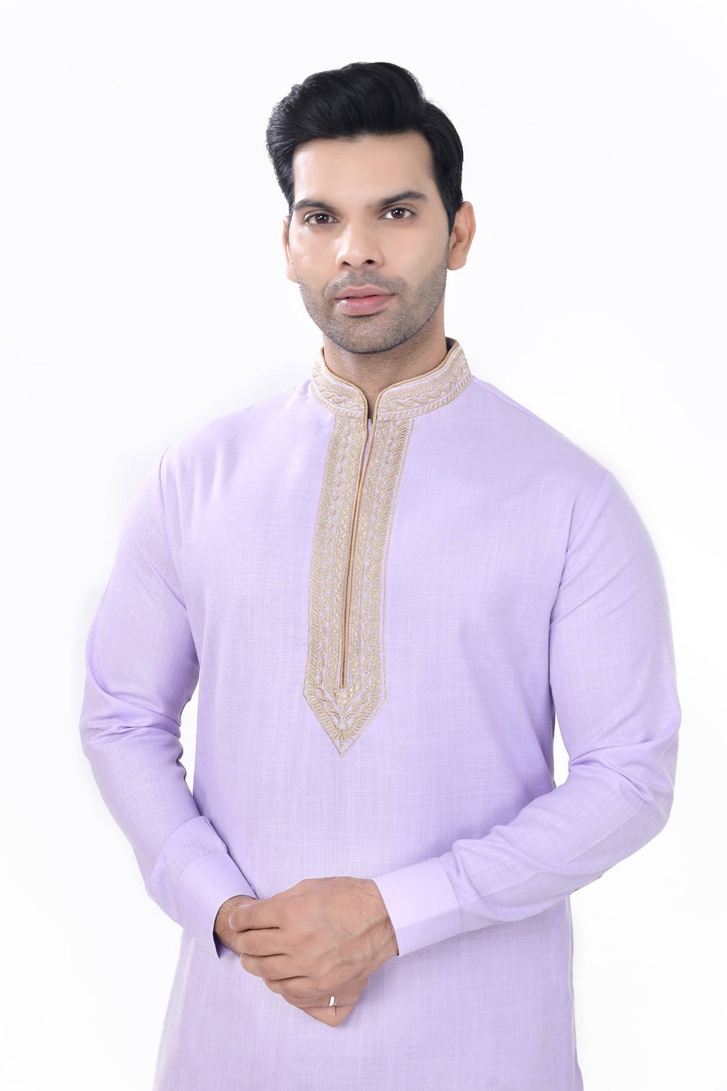 Brocade Silk - Premium Kurta Pyjama - Just $ 75! Shop now at Dapper Ethnic