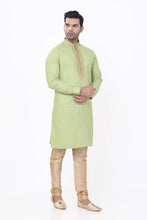 Load image into Gallery viewer, Brocade Silk - Premium Kurta Pyjama - Just $ 75! Shop now at Dapper Ethnic

