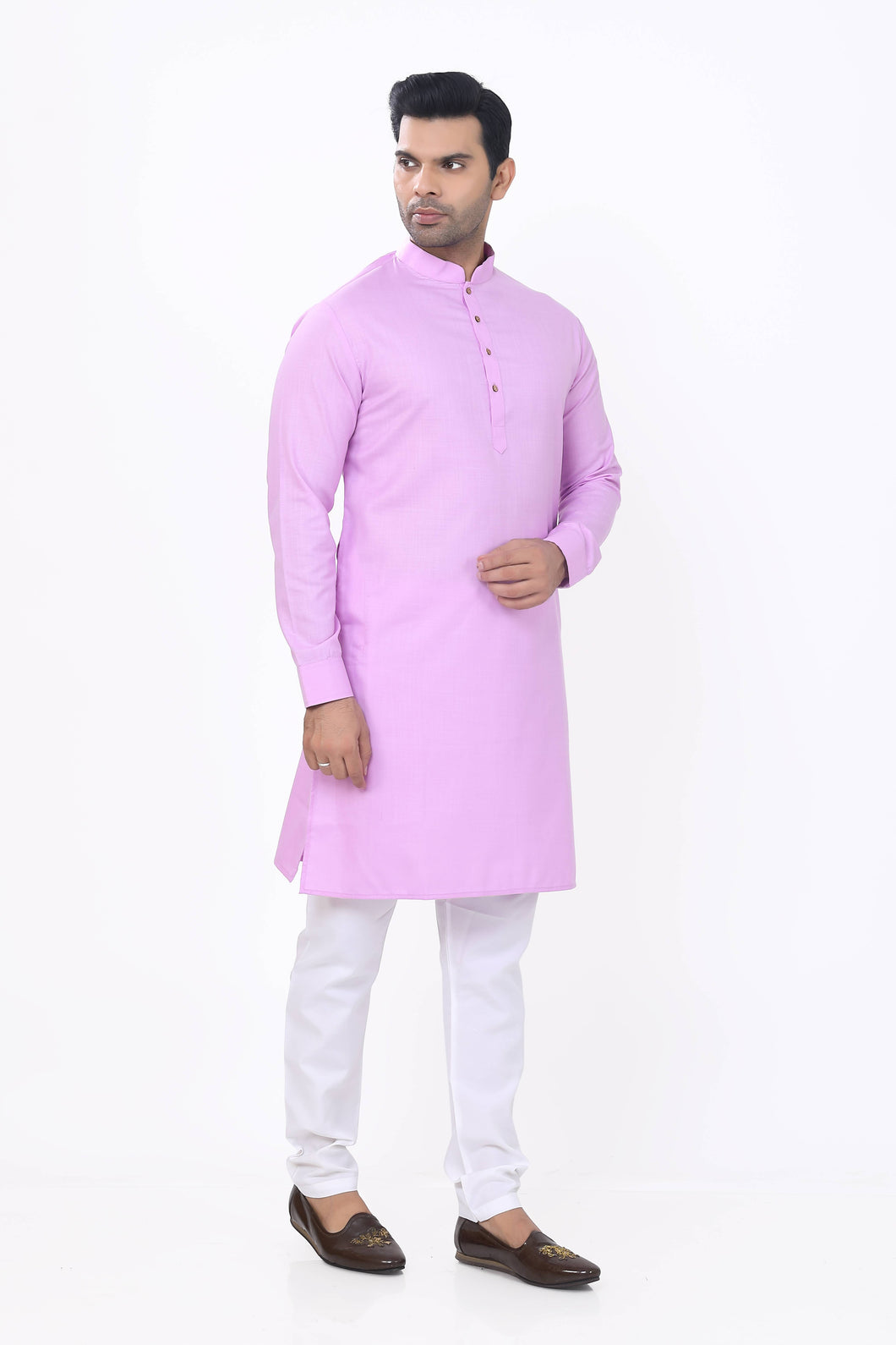 Brocade Silk - Premium Kurta Pyjama - Just $ 75! Shop now at Dapper Ethnic