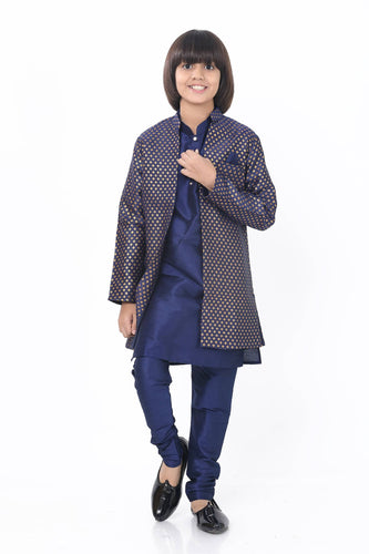 Brocade Silk - Premium Kurta Pyjama - Just $ 75! Shop now at Dapper Ethnic